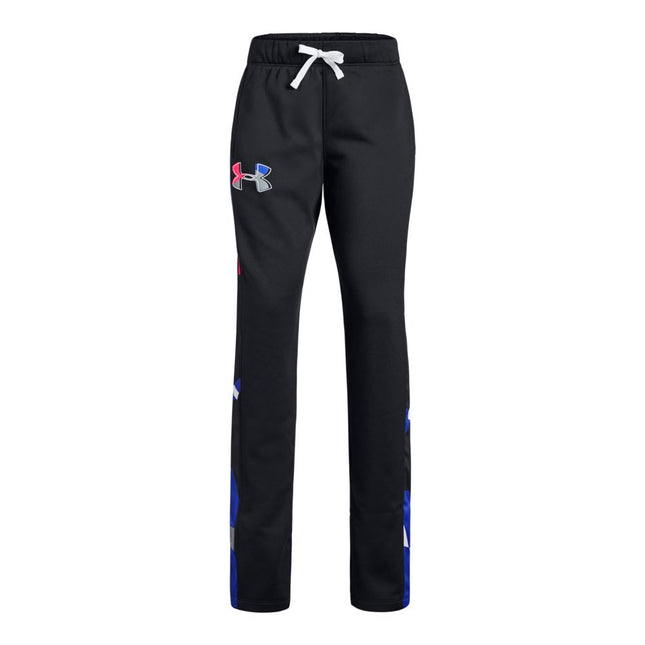 Under Armour Girls Fleece Pants Joggers Black 11-1