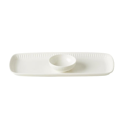 Lenox Profile Tray & Bowl Set, 0.0, White