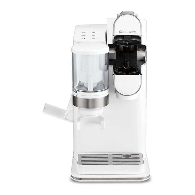 Cuisinart DGB-2W Cafetera monodosis con molinillo integrado, blanca