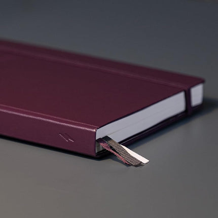 LEUCHTTURM1917 The Official Bullet Journal Edition 2 - Notebook Built for BuJo, Medium A5 204 Pages of 120gsm Paper, with Bujo Pocket Guide (Purple26)