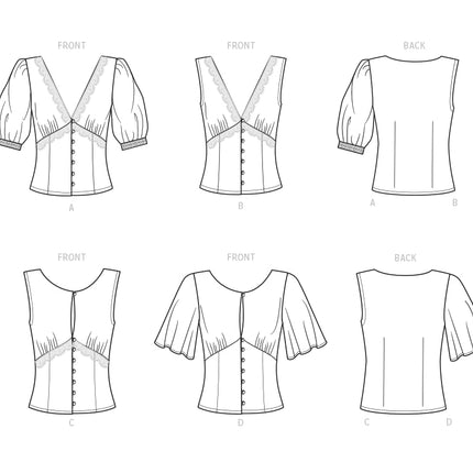 Simplicity SS9606U5 Misses TOP/Vest U5 (16-18-20-22-24)