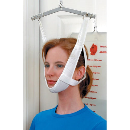 DMI Replacement Foam Padded Head Halter for Home Over-the-Door Cervical Traction Sets to Relieve Neck Pain, White