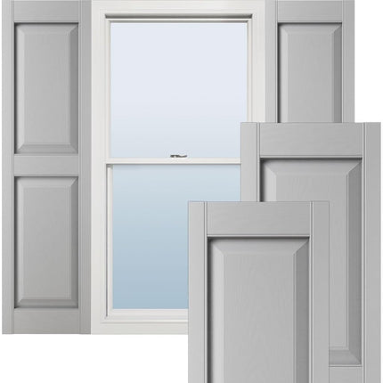 Ekena Millwork LP2S12X03500PG Lifetime Vinyl Raised Panel Window Installation Shutter-Lok's & Matching Screws (Per Pair), 030-Paintable, 12-in. W x 35-in. H