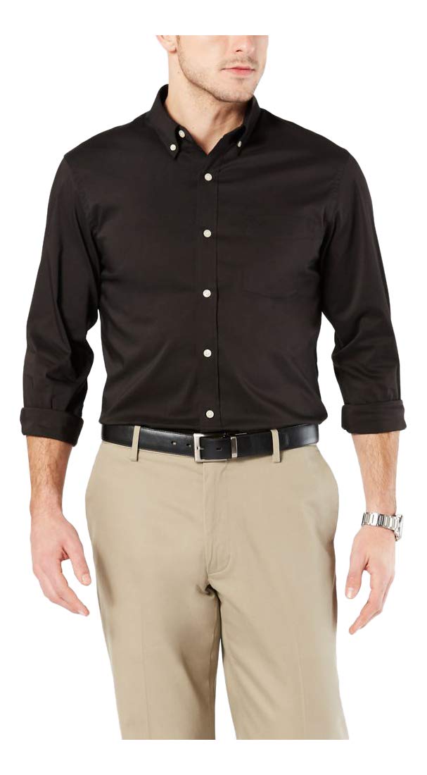 Dockers Men's Classic Fit Long Sleeve Signature Co