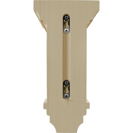 Ekena CORW06X06X12JERW 6-Inch Width x 6 3/4-Inch Depth x 12-Inch Height Large Jefferson Wood Corbel - Rubber Wood