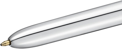 BIC 4 Colours Shine Retractable Ballpoint Pen Black/Blue/Red/Green (Pack of 12
