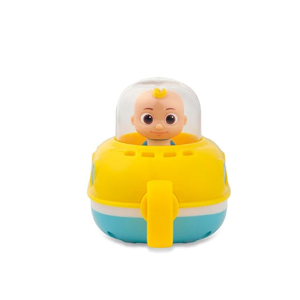 Skip Hop x CoComelon Baby Bath Toy, JJ Pull & Go Submarine with Pull Rope Propeller, Water Toy for Pool and Beach, Teaches Floating, Sinking, Cause, Effect and
