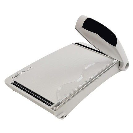 Tonic Studios Tim Holtz Tonic Guillotine Comfort Paper Trimmer 8.5-inch by Tim Holtz Grey/Red, Acrylic, Multicolour, 4.29x19.32x31.36 cm