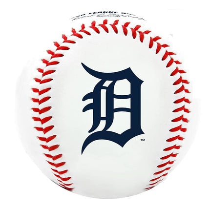 Jarden Sports Licensing Rawlings MLB Balle de Baseball avec Logo d'Équipe des Detroit Tigers, Officielle, Blanche