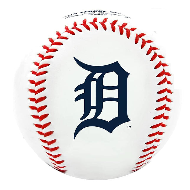 Jarden Sports Licensing Rawlings MLB Detroit Tigers Team Logo Baseball, Official, White