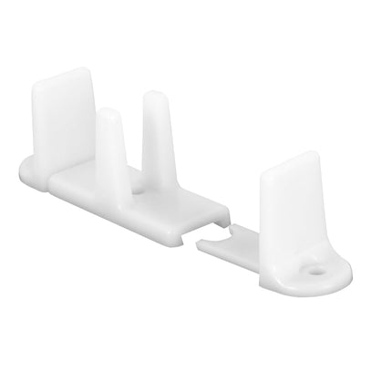 PRIME-LINE N 6761 Guide by-Pass Door Wh 1-1/4 in, Mill