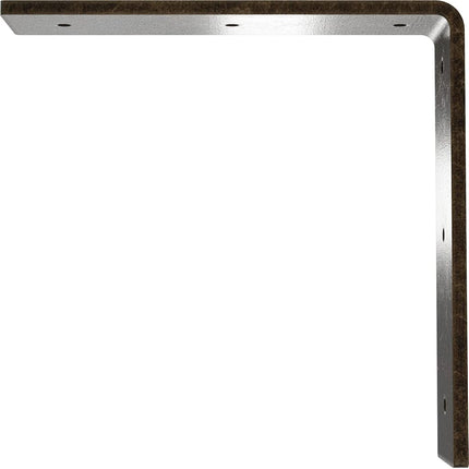 Ekena Millwork BKTM02X08X08HAAPG Steel Bracket Hamilton, 2"W x 8"D x 8"H, Antiqued Pale Gold