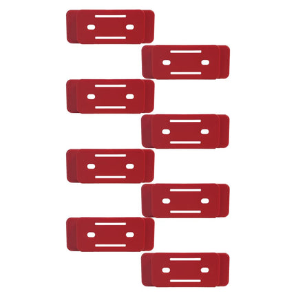 StealthMounts Mounting Feet for Milwaukee Packout System (Red) - 8 Pack