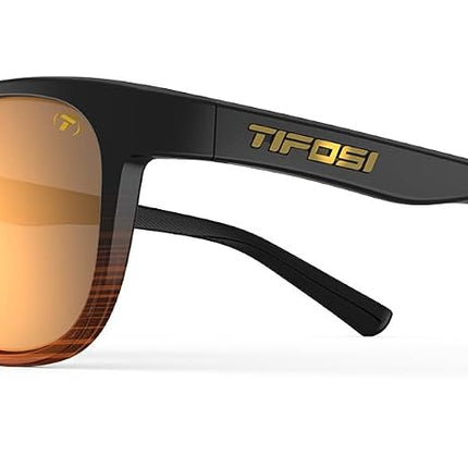 Tifosi Swank Single Lens Sunglasses (Brown Fade, Brown)