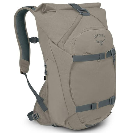 Sac à dos de banlieue Osprey Metron 22L Roll Top, Tan Concrete