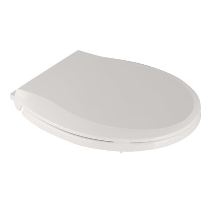Toilet Seat Elongated Toilet Seat Cover Biscuit Color Soft Close PP Toilet Seat for Bathroom, Durable and Easy to Clean Biscuit