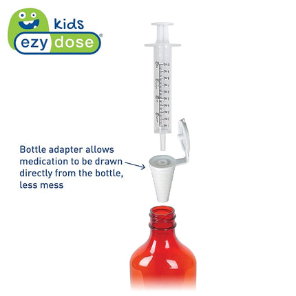 Ezy Dose Kids Oral Syringe & Medicine Dispenser, 10 mL 2 TSP, BPA-Free