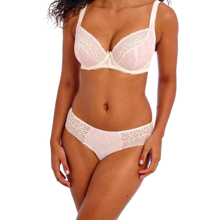 Freya Womens Offbeat Underwire Plunge BraPlunge Bra, Peach Blossom, 30DD