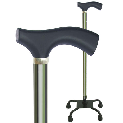 Switch Sticks Adjustable Quad Walking Stick Cane w