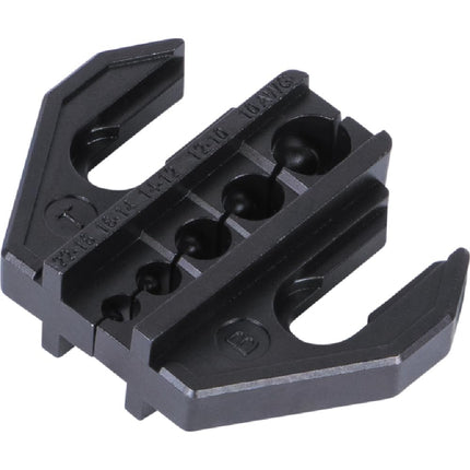 Klein Tools 3007CR Crimping Tool for Heat Shrink Connectors, Ratcheting Terminal Crimper, 10 to 22 AWG Stranded Copper Wire, Full-Cycle, 3-Cavity