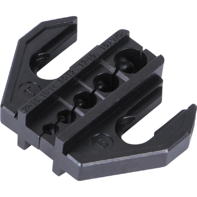 Klein Tools 3006CR Crimping Tool for Non-Insulated Terminals, Ratcheting Crimper, 10 to 22 AWG Stranded Copper Wire, Full-Cycle, 5-Cavity