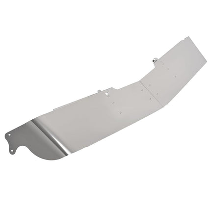 ALMULOO Roof Sunvisor Compatible with Mack CH, CX, Granite, Vision, Without Roof Fairing, Drop Sun Visor 304 Stainless Steel Silvery