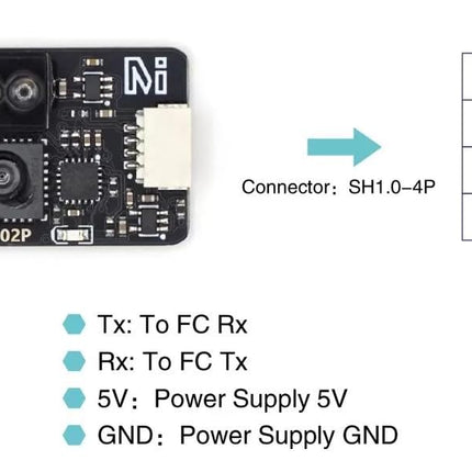 MicoAir Optical Flow & Range Sensor MTF-02P Compatible with Ardupilot/PX4/INAV
