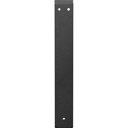 Ekena Millwork BKTM02X14X14STHSV Steel Bracket Stockport, 2"W x 14"D x 14"H, Hammered Silver