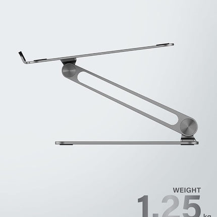 ALOGIC Elite Adjustable laptop stand, Ergonomic riser with superior aluminium design, portable and sturdy, compatible with MacBook Pro, MacBook Air, Dell XPS, Chromebook and more.