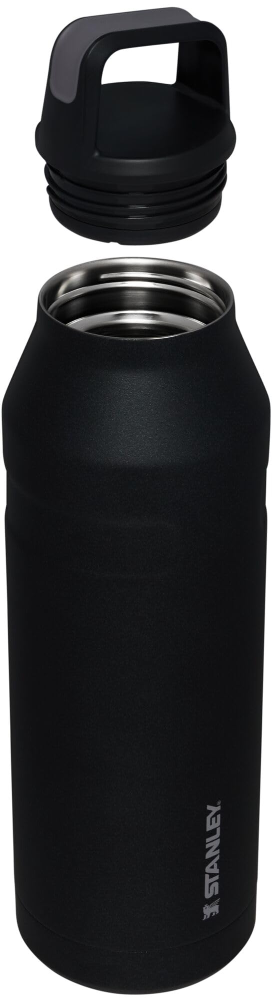 Stanley IceFlow™ Cap Carry Water Bottle, Drinks Bottle, 50oz Black Glimmer