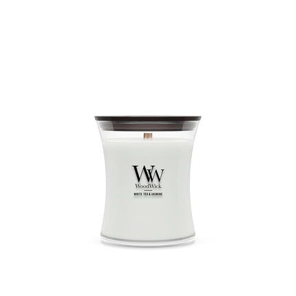 WoodWick White Tea & Jasmine Medium Hourglass Cand
