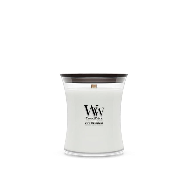 WoodWick White Tea & Jasmine Medium Hourglass Cand