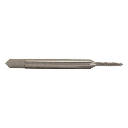Taraud à main en acier au carbone Qualtech série DWT de Drill America, finition non revêtue (brillante), queue ronde à embout carré, chanfrein conique, 10-32 UNC (lot de 12)