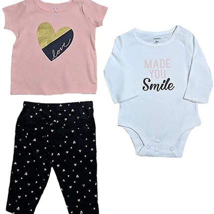 Carter's Baby Girls Take Me Away 3-Piece Little Ch