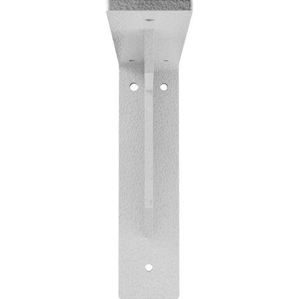 Ekena Millwork BKTM02X08X08STHWH Steel Bracket Stockport, 2"W x 8"D x 8"H, Hammered White
