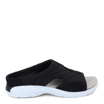Easy Spirit Womens Traciee2 Open Toe Casual Slide Sandals, Black, Size 7.0 US / 5 UK US