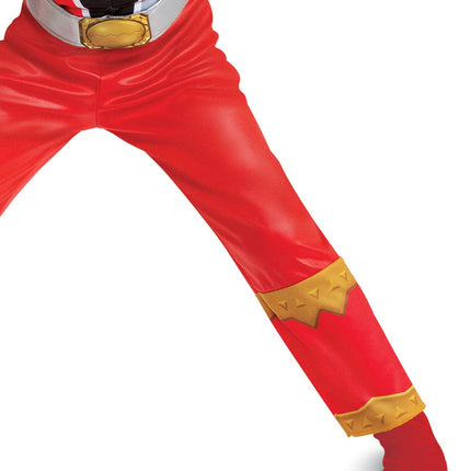 Red Ranger Muscle Costume for Toddlers, Power Rangers Dino Fury, Small (2T)
