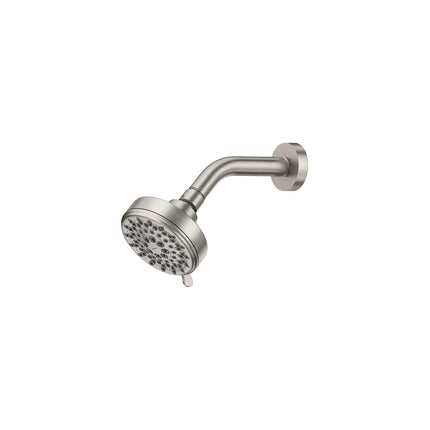 Pomme de douche Ignis 5 réglages en nickel brossé résistant aux taches