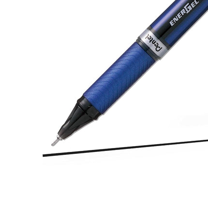 Pentel EnerGel Plus 0.5mm Tip Pen Black (Pack of 12)