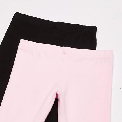 The Children's Place leggings de niña, paquete de 2, lisos, Shell, XS