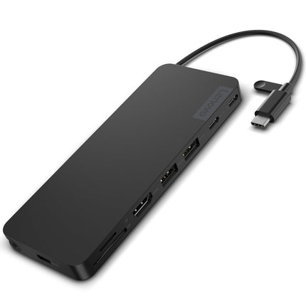 Lenovo USB-C Slim Travel Dock, 8 Ports, Up to 65W 
