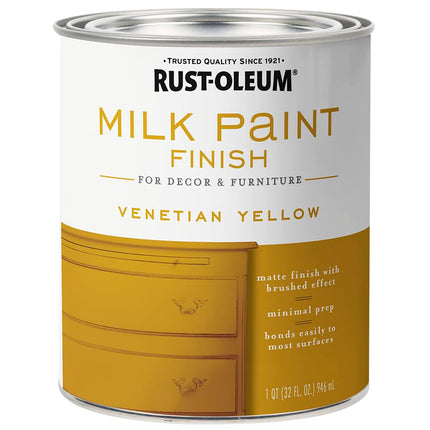 Rust-Oleum 334195 Finish Milk Paint, Quart, Veneti