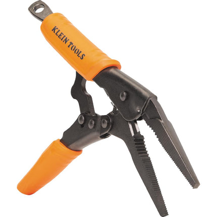 Klein Tools 38612 Long Nose Locking Pliers with Qu