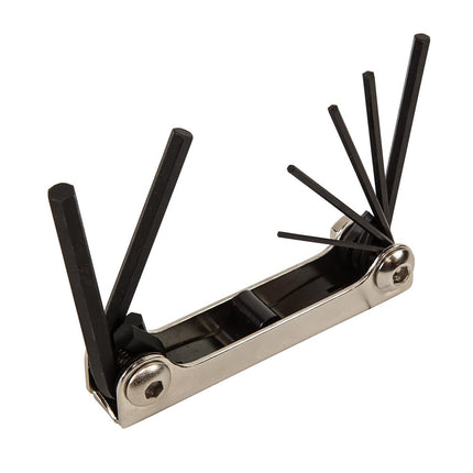 KLEIN TOOLS 70582 Folding Hex Key Set, 7-Key, Metric Sizes