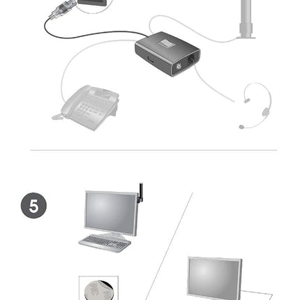 Kuando KUA-15301 Busylight Combi for Phones/Headsets - (> MP COMMS MISC)