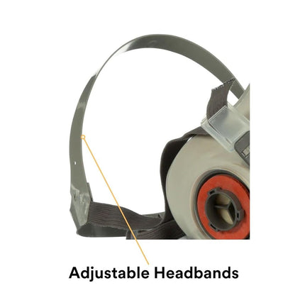 3M 6200 Reusable Half Face Mask, Medium