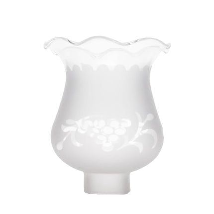 B&P Lamp 1 5/8" Colonial Frosted and Etched Shade
