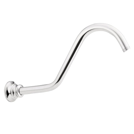 Moen S113 Waterhill 14-Inch Replacement Extension Curved Shower Arm, Chrome, 14 Inch