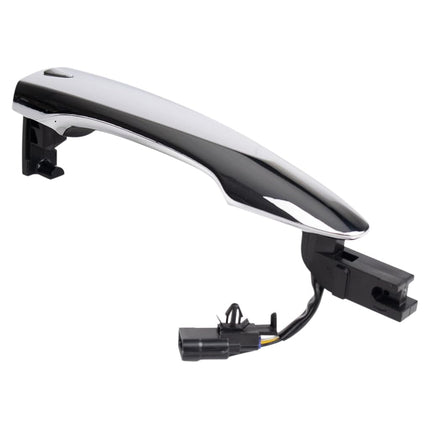 TRQ Front Right Exterior Door Handle Chrome Passenger Side Compatible with 2016-2019 Nissan Maxima