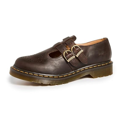 Dr Martens Women's 8065 2 Strap Mary Jane Dark Bro